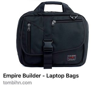 Tom Bihn Empire Builder Laptop/Brief Case with Freudian Slip insert